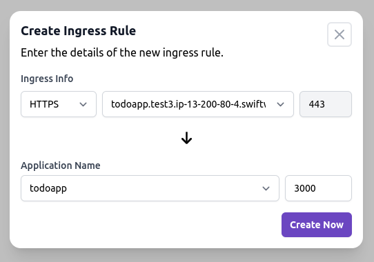 Add Ingress Rule